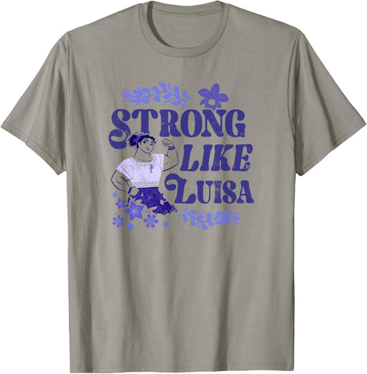 Disney Encanto Strong Like Luisa Inspirational T-Shirt - T-Shirt | Sand