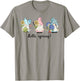 Hello Spring Gnomes with Flowers Butterflies Easter Top Girl T-Shirt - T-Shirt | Sand