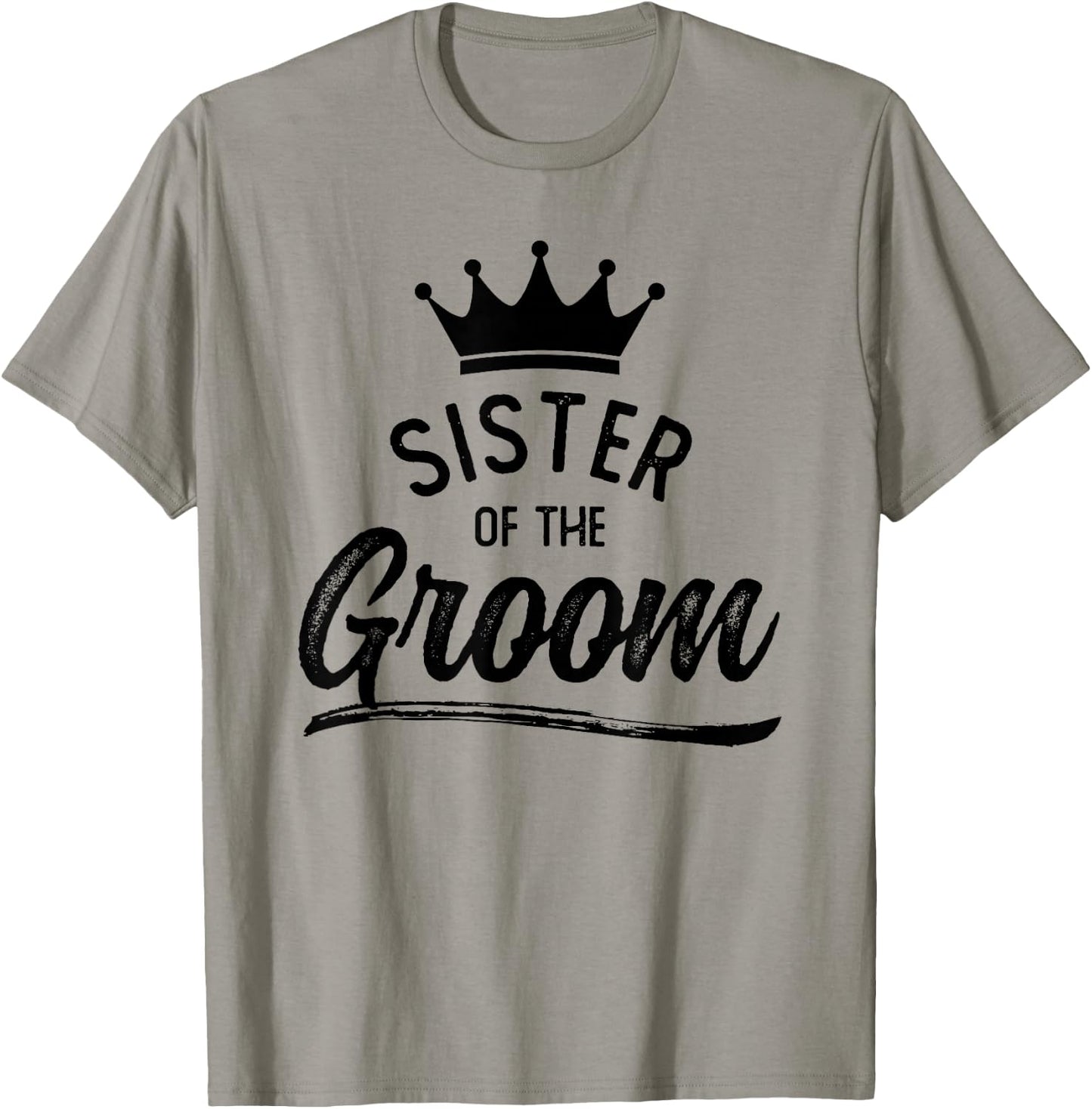 Sister Of The Groom Matching Wedding Party T-Shirt - T-Shirt | Sand