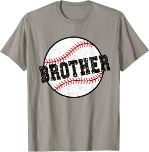 Baseball Brother Of A Baseball Player Brother T-Shirt - T-Shirt | Sand