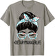 Dietary Manager Week Appreciation Women Messy Bun For Work T-Shirt - T-Shirt | Sand