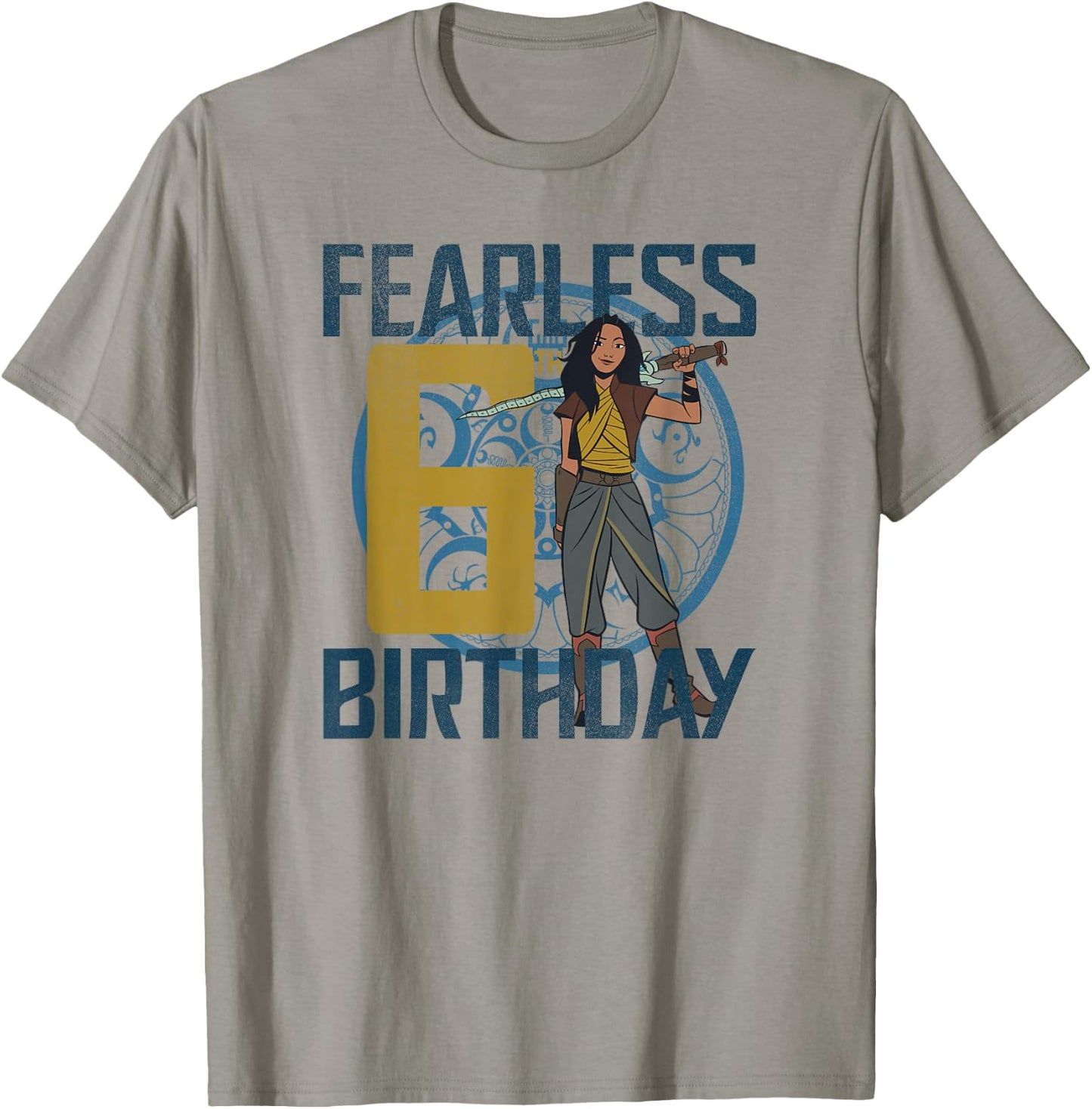 Disney Raya and the Last Dragon Birthday Fearless Sixth T-Shirt - T-Shirt | Sand