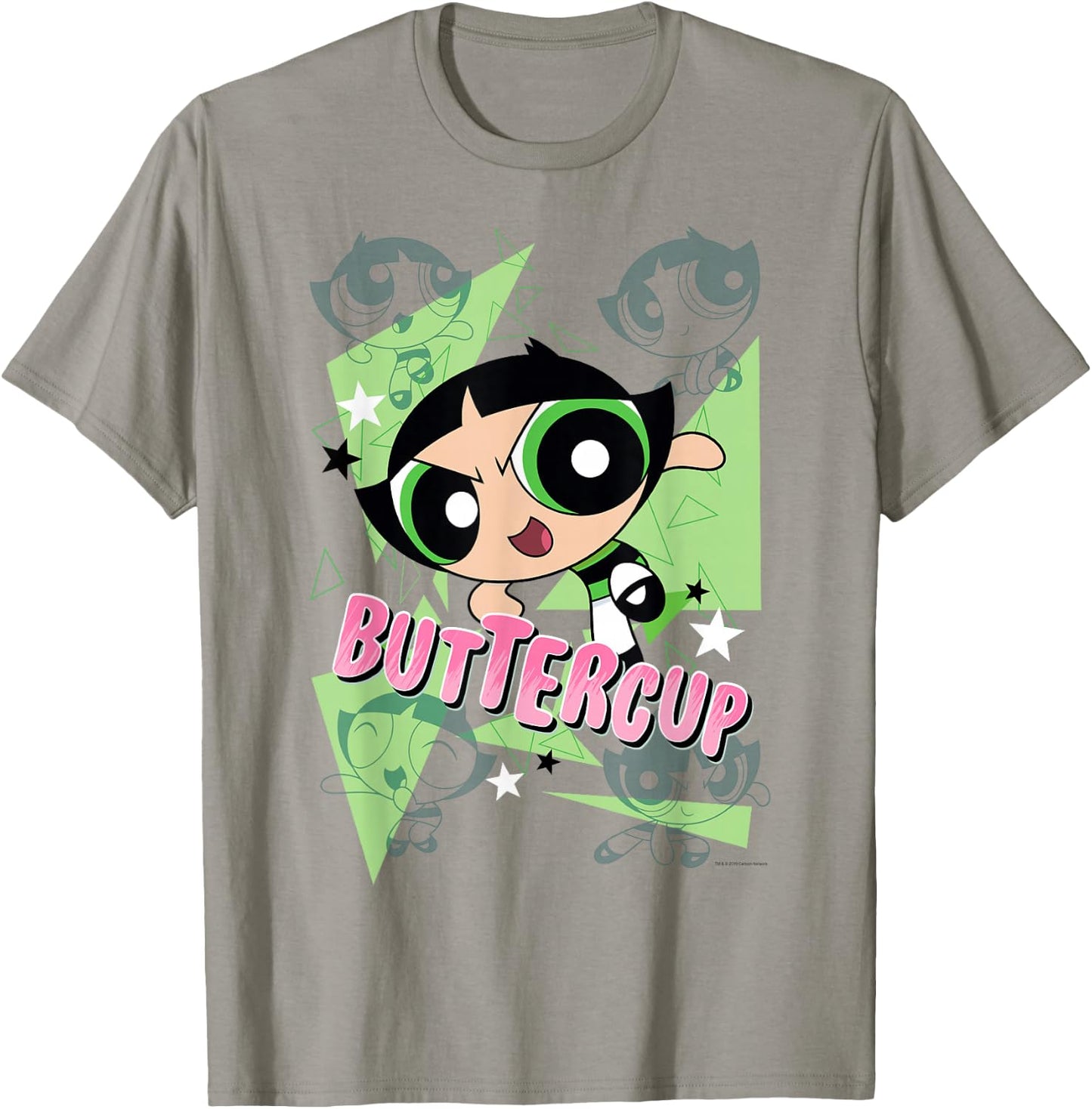 CN The Powerpuff Girls Buttercup Moves Small T-Shirt - T-Shirt | Sand