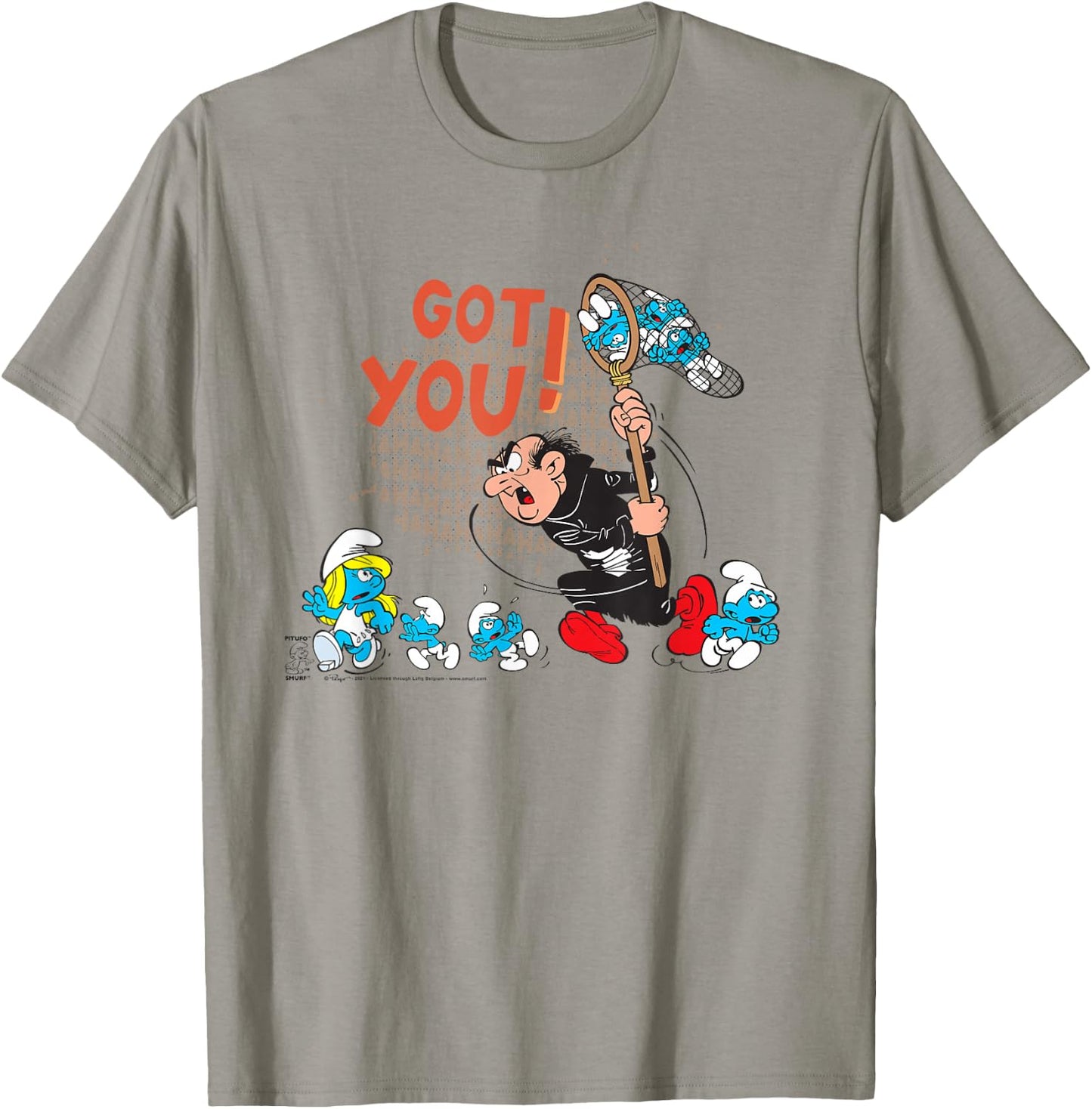 The Smurfs Gargamel Got You! T-Shirt - T-Shirt | Sand