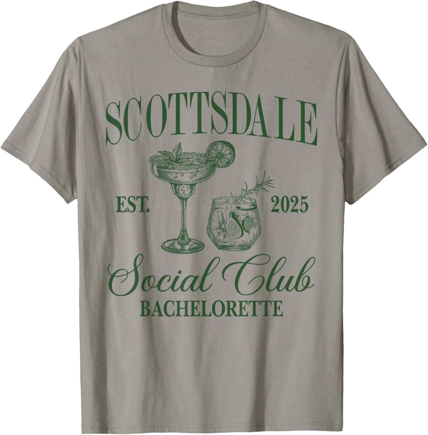 Scottsdale Social Club Desert Bachelorette 2025 Team Bride T-Shirt - T-Shirt | Sand