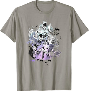 DC Comics Batgirl & Company Character Collage T-Shirt - T-Shirt | Sand