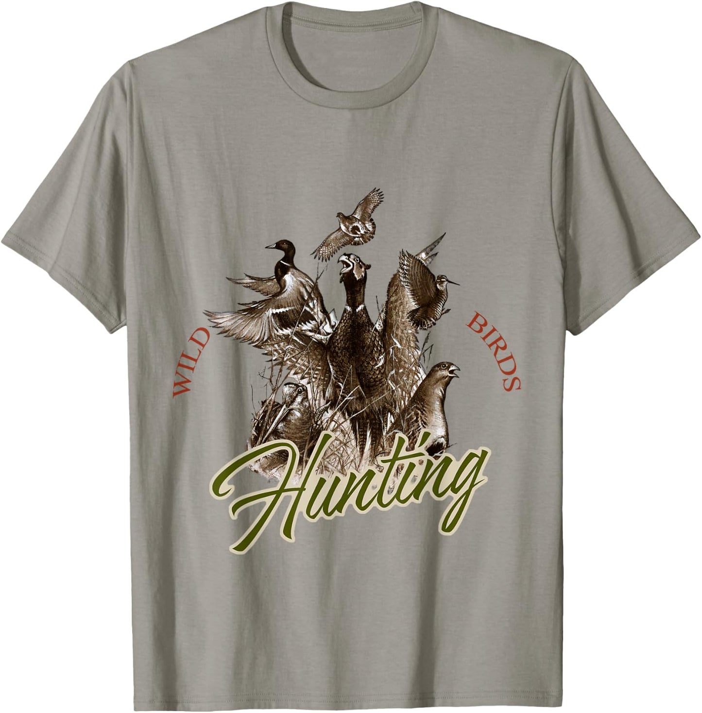 Wild Bird t shirt Wildlife Hunting T-Shirt - T-Shirt | Sand