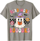 Groovy Booooks Ghost Read More Books Funny Teacher Halloween T-Shirt - T-Shirt | Sand