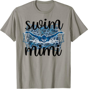 Proud Swim Mimi Of A Swimmer Mimi Grandma T-Shirt - T-Shirt | Sand