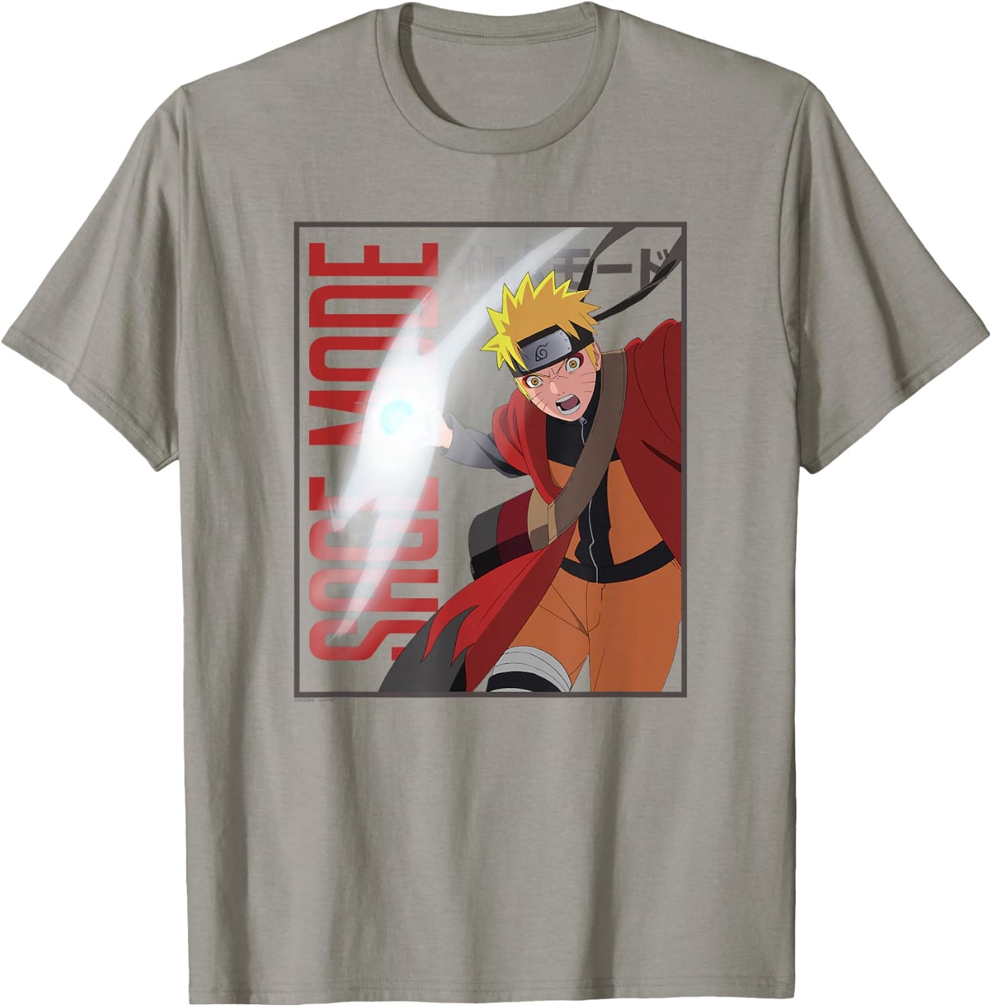 Naruto Shippuden Sage Mode Rasengan Justsu Anime T-Shirt - T-Shirt | Sand