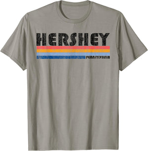 Vintage 1980s Style Hershey PA T-Shirt - T-Shirt | Sand