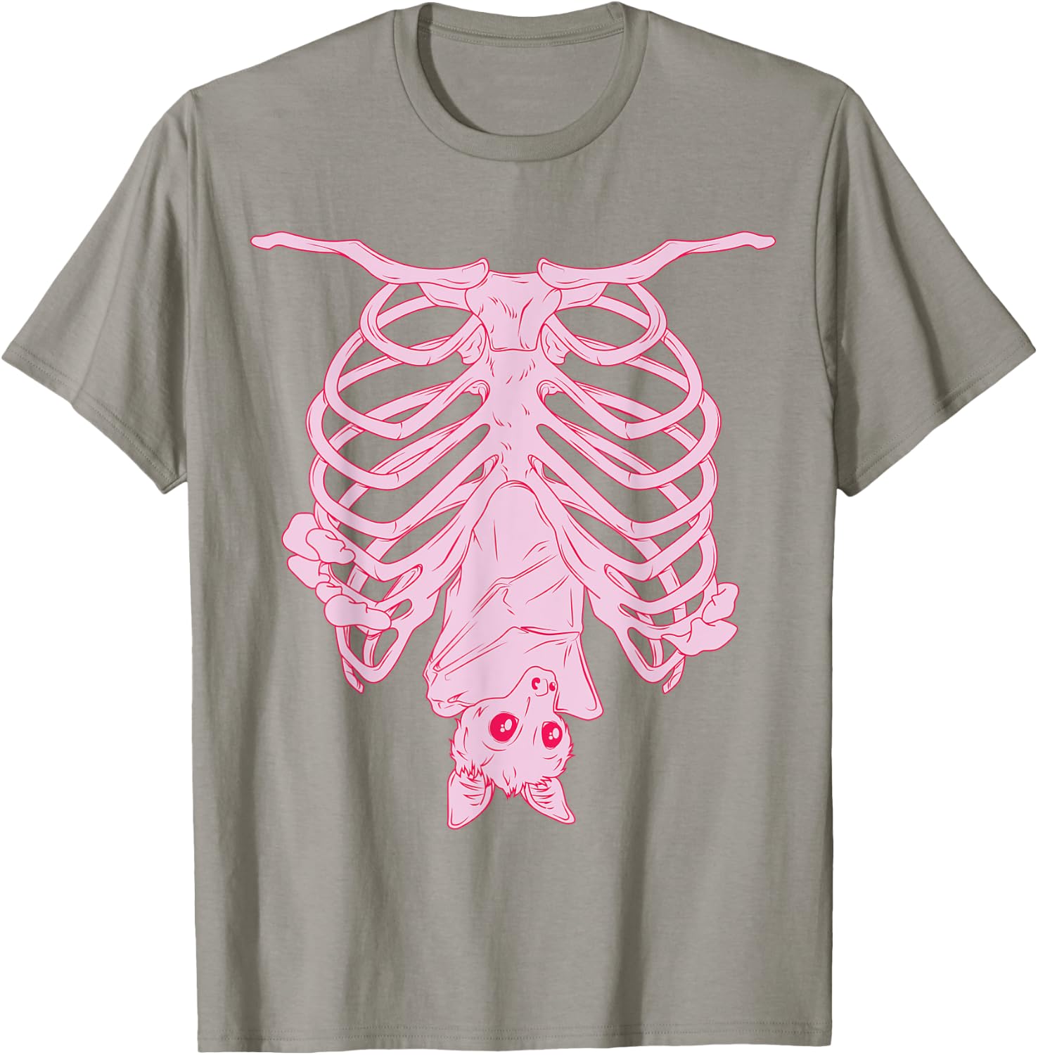 Nu Goth, Witchy Pastel Goth Aesthetic, Creepy Cute Bat T-Shirt - T-Shirt | Sand
