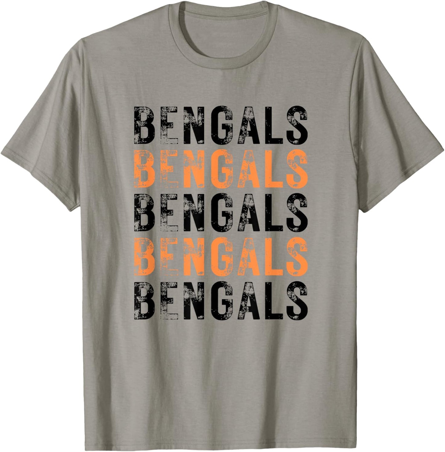 Distressed Bengals T-Shirt - T-Shirt | Sand