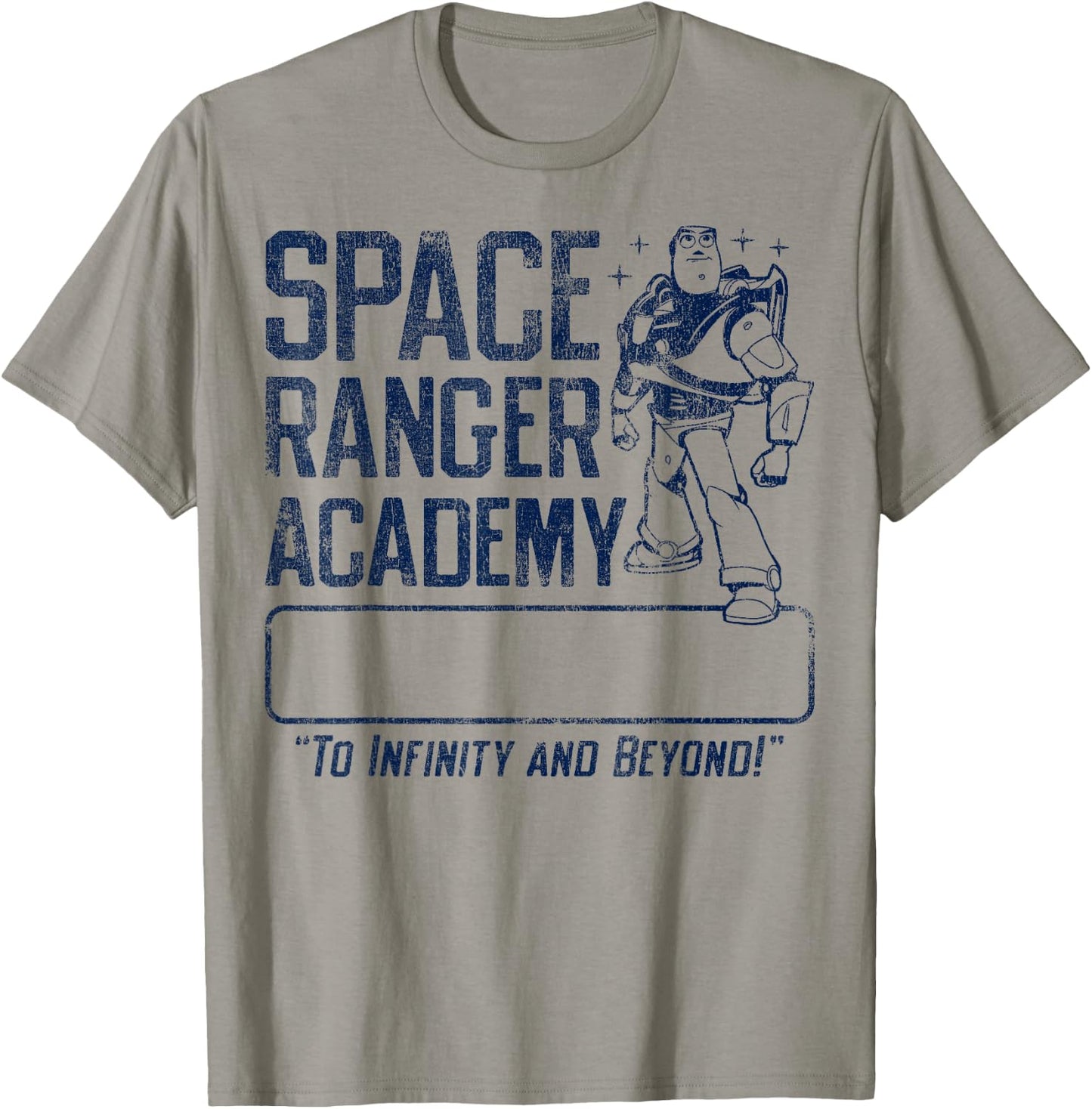 Disney Pixar Toy Story Buzz Lightyear Space Ranger Academy T-Shirt - T-Shirt | Sand