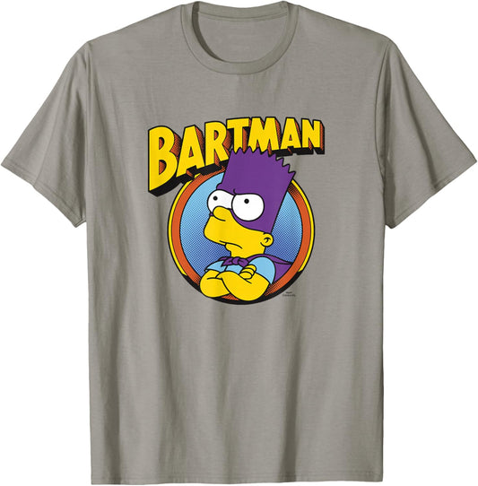 The Simpsons Bartman Hero Shot T-Shirt - T-Shirt | Sand
