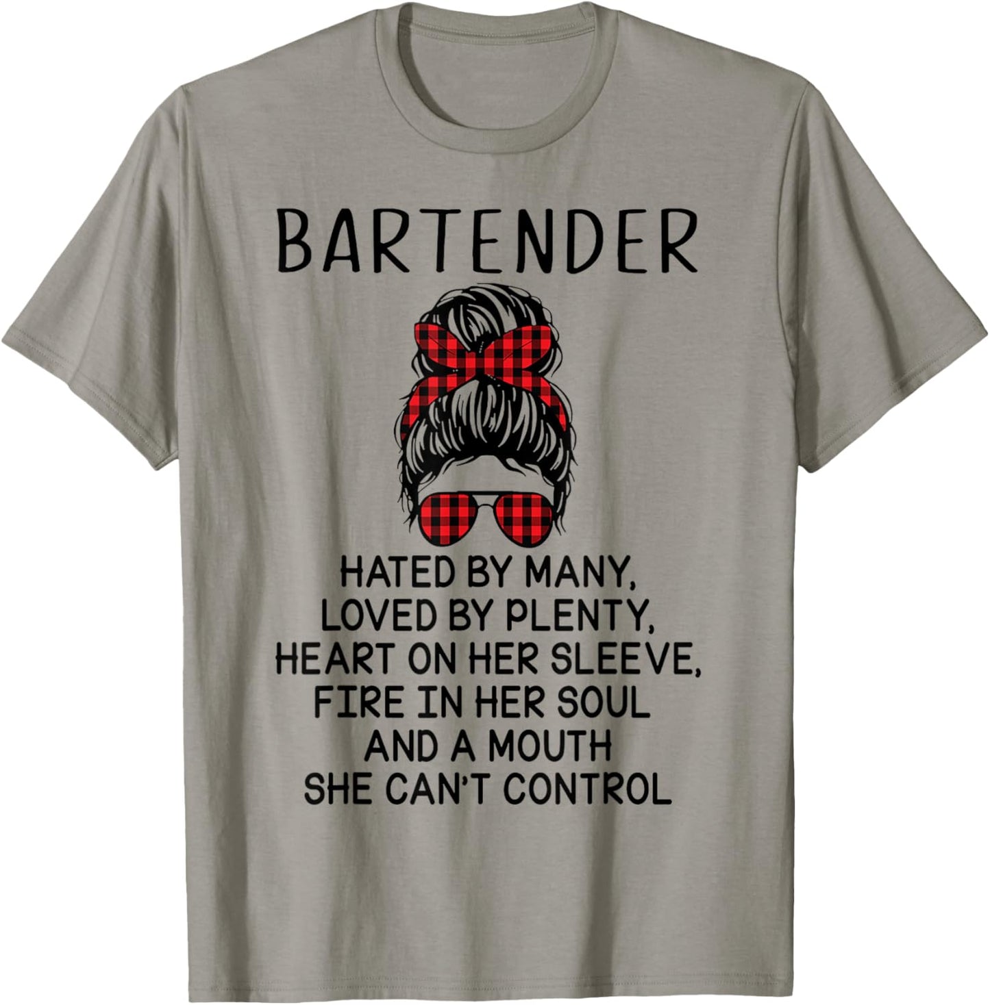 Bartender Hated By Many Loved By Plenty T-Shirt - T-Shirt | Sand