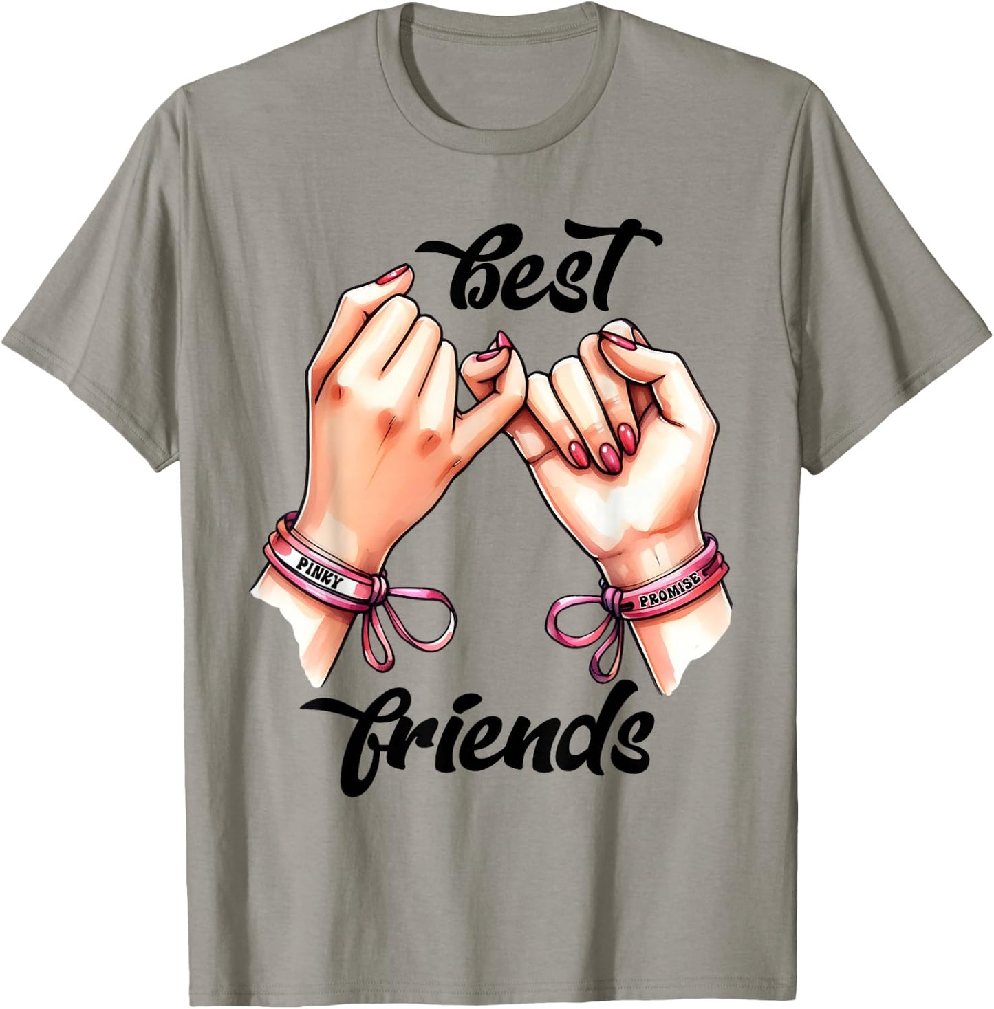 BFF Spirit Week Girls Besties Matching T-Shirt - T-Shirt | Sand