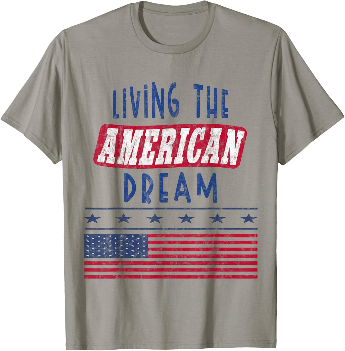 American Day - Living the American Dream T-Shirt - T-Shirt | Sand