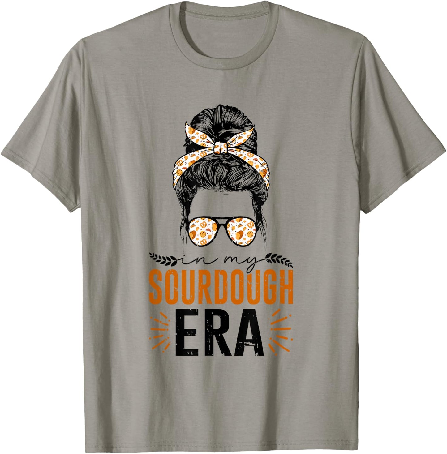 In My Sourdough Era Bread Baking Sourdough Enthusiast T-Shirt - T-Shirt | Sand
