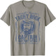 Funny Yacht Rock Captain Pontoon Boat Party Music Boating T-Shirt - T-Shirt | Sand