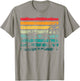 Retro Coconut Palm Trees Beach Exotic Tropical Summer T-Shirt - T-Shirt | Sand