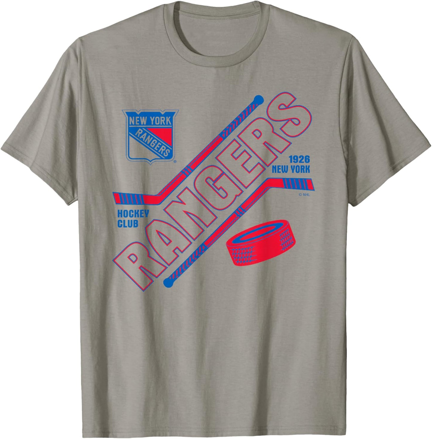 New York Rangers Force White Officially Licensed T-Shirt - T-Shirt | Sand