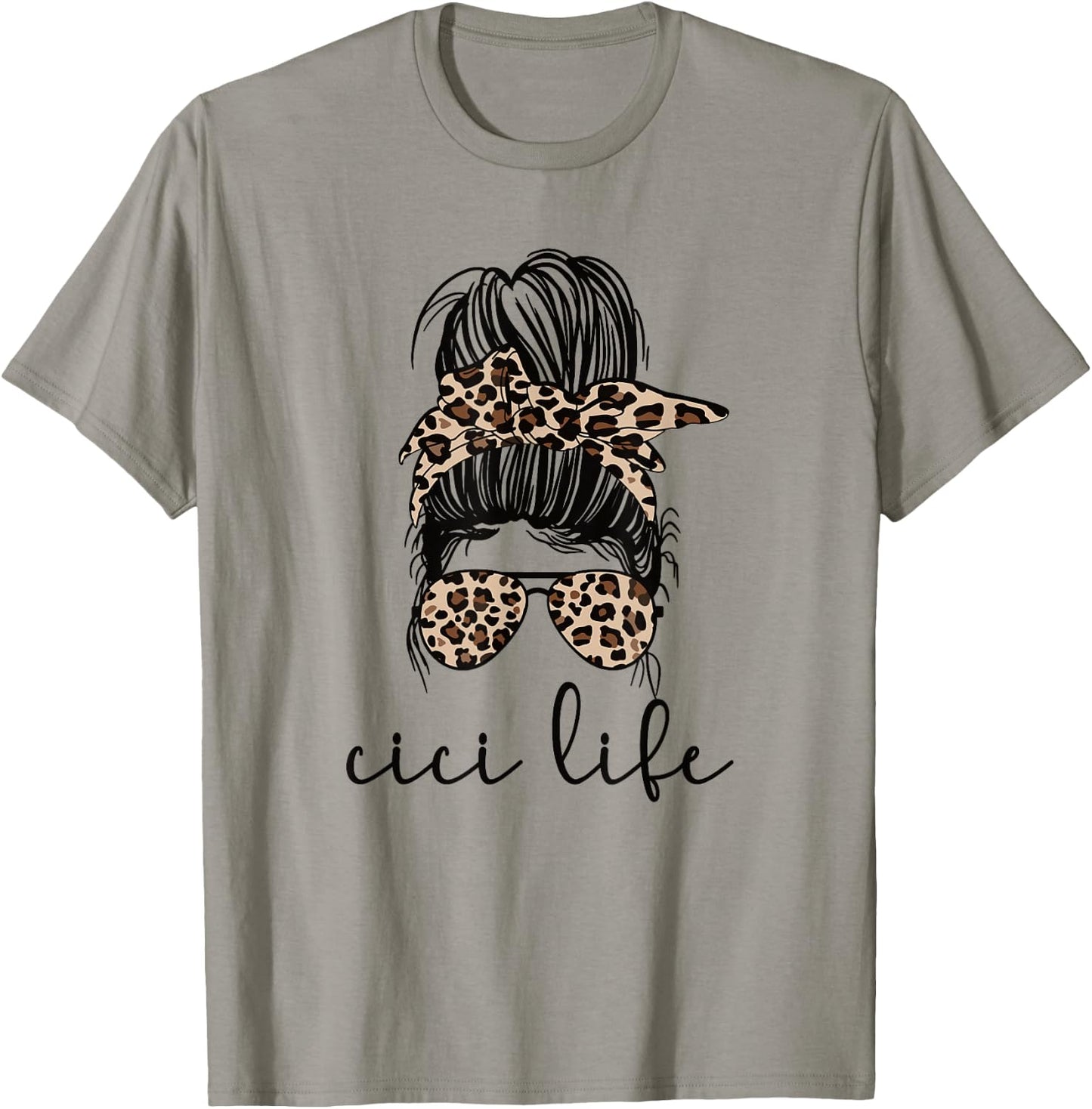 Cici Life Blessed Cici Grandmother Cici Grandma T-Shirt - T-Shirt | Sand