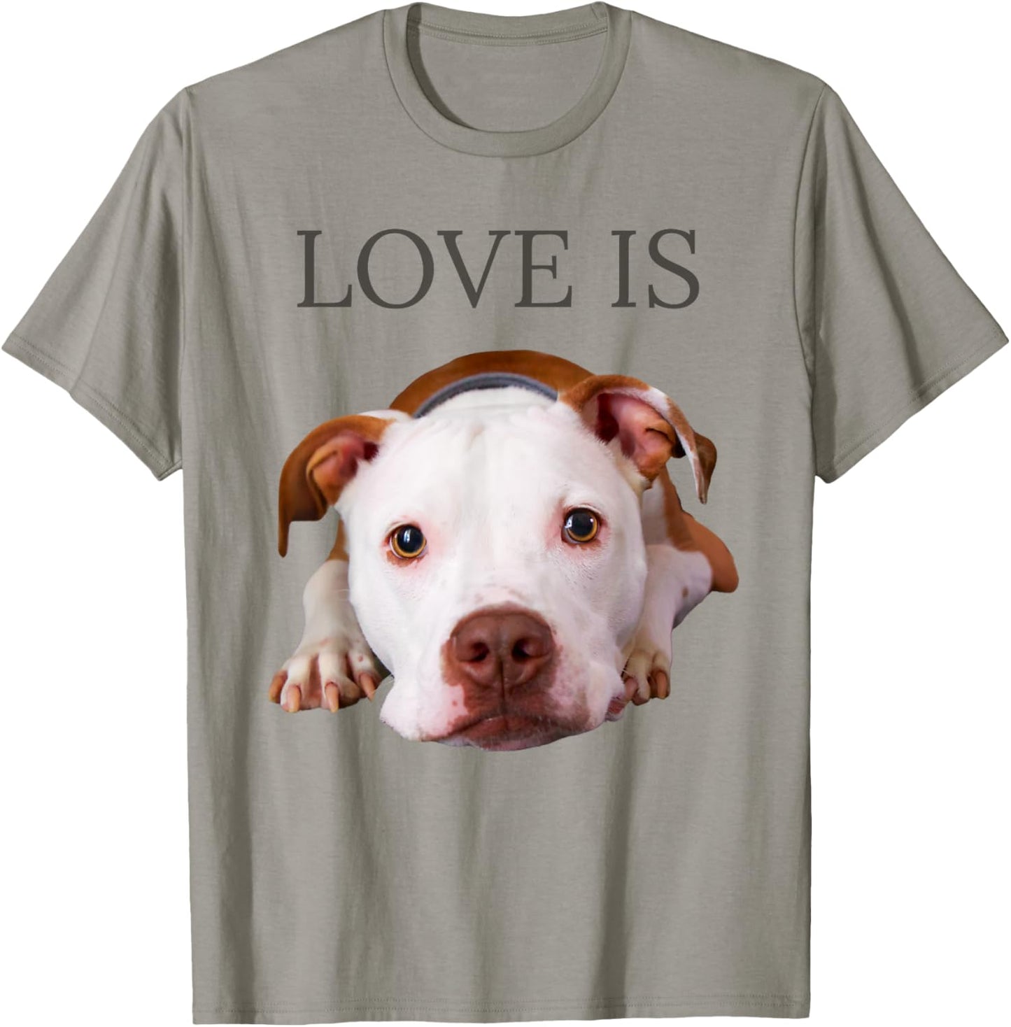 Pitbull Shirt Pittie Mom Dad Bullie Dog Women Men Love T-Shirt - T-Shirt | Sand