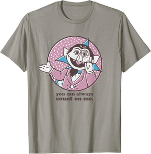 Sesame Street Count You Can Always Count On Me T-Shirt - T-Shirt | Sand