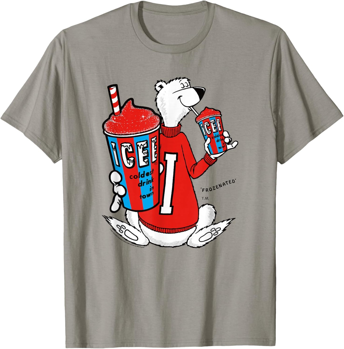 ICEE Bear Classic Coldest Frozen Drink Around T-Shirt - T-Shirt | Sand