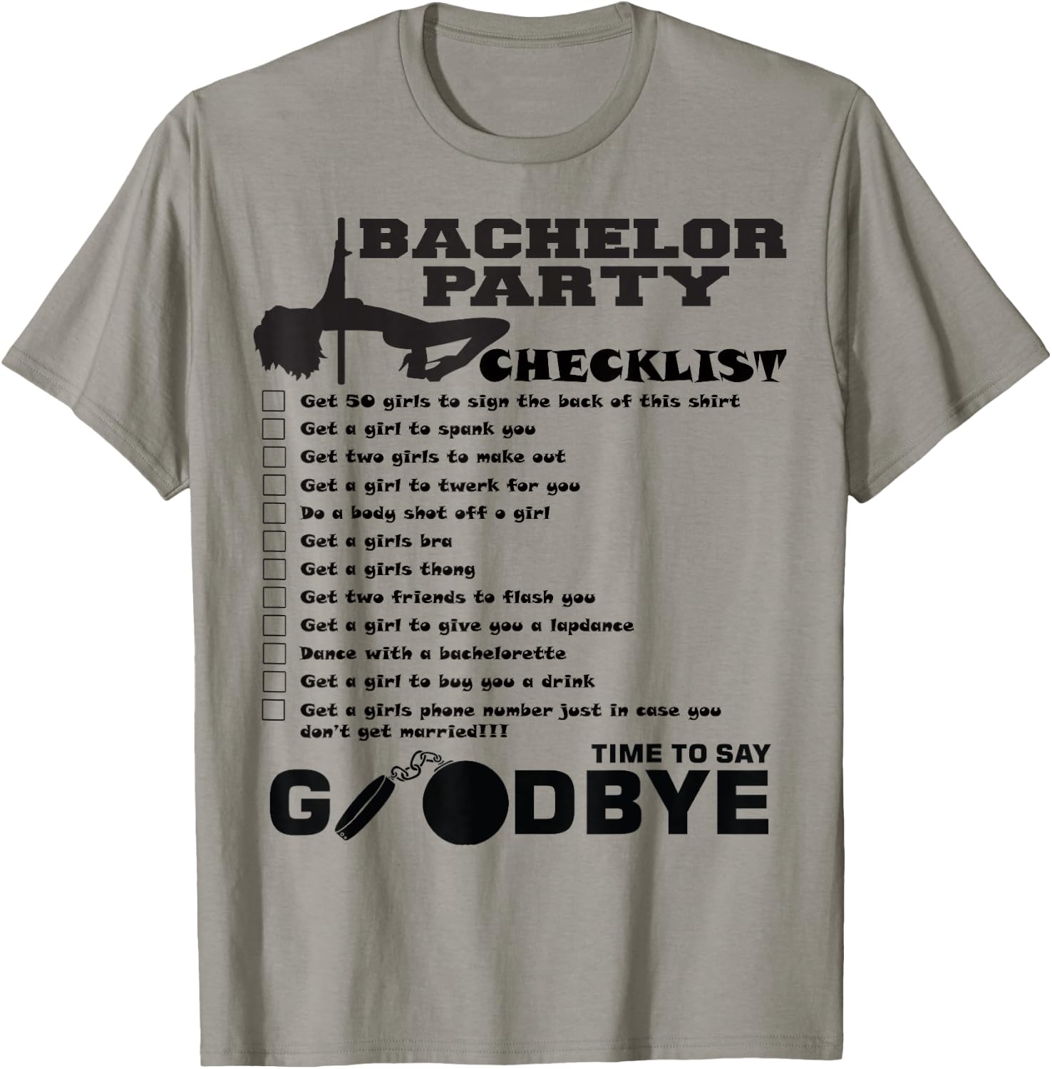 AMSER Co. Bachelor Party , Blue, Small T-Shirt - T-Shirt | Sand