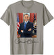 President Barack Obama Signature and Portrait T-Shirt - T-Shirt | Sand