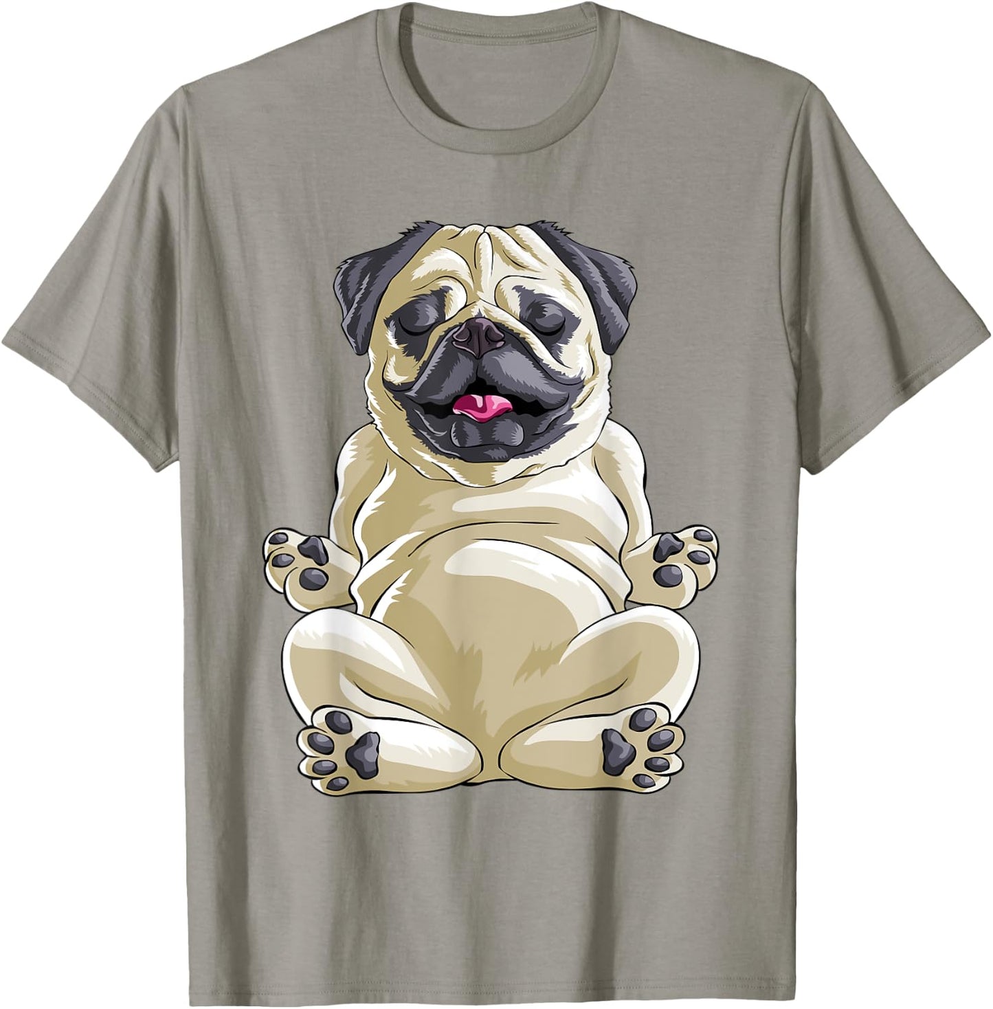 Pug Funny Pet Lover Dog Lover T-Shirt - T-Shirt | Sand