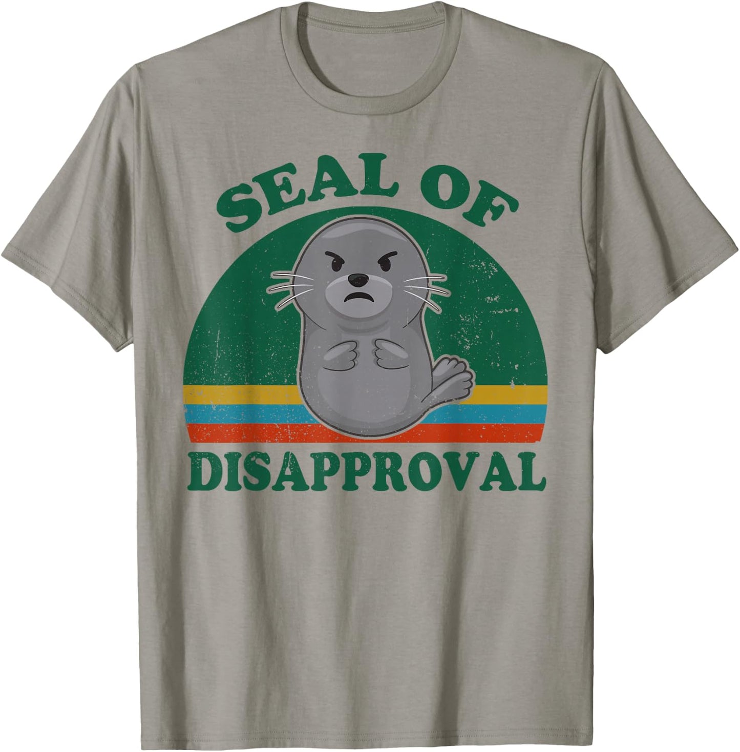Funny Seal of Disapproval for Beach Ocean Animal Lover T-Shirt - T-Shirt | Sand
