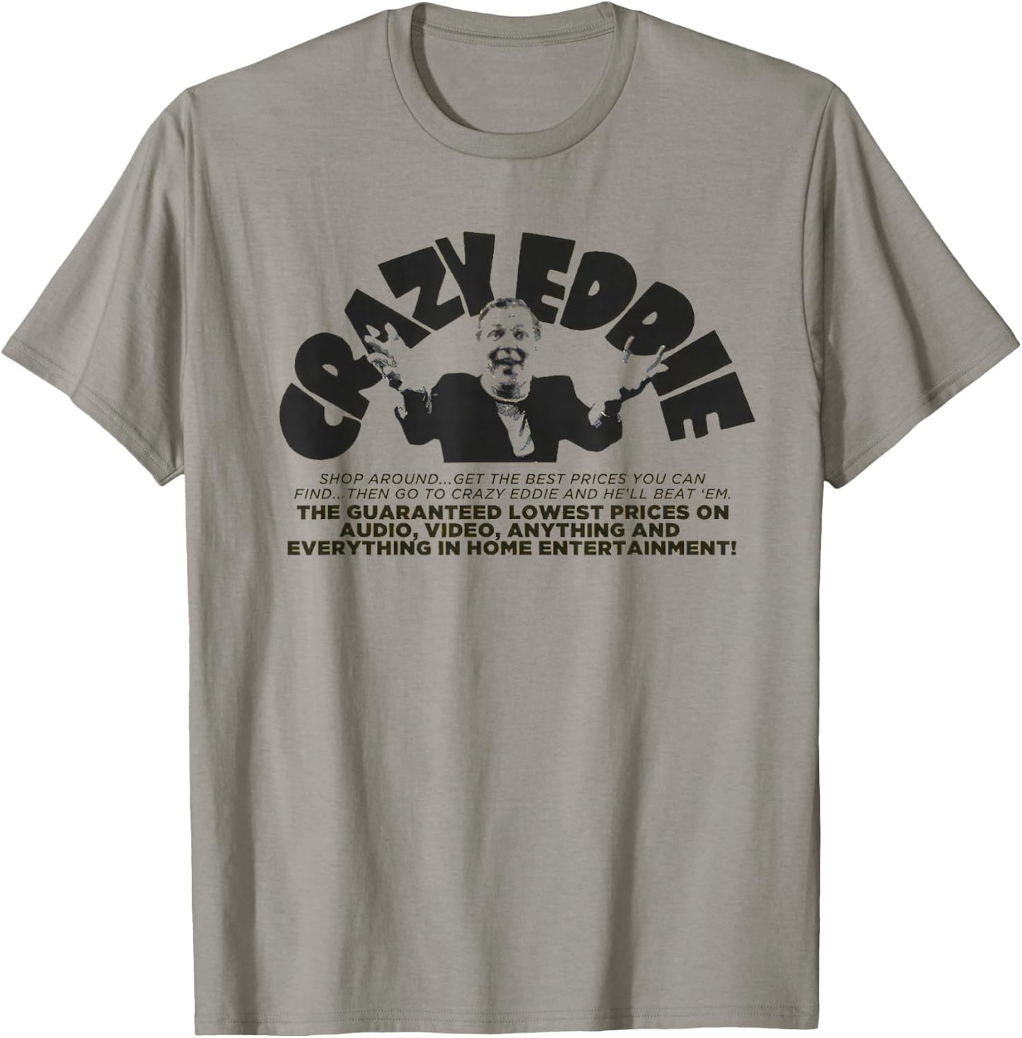 Crazy Eddie Department Store Retro Vintage T-Shirt - T-Shirt | Sand