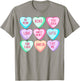 Candy Sweet Hearts Love Valentines Day Girls T-Shirt - T-Shirt | Sand