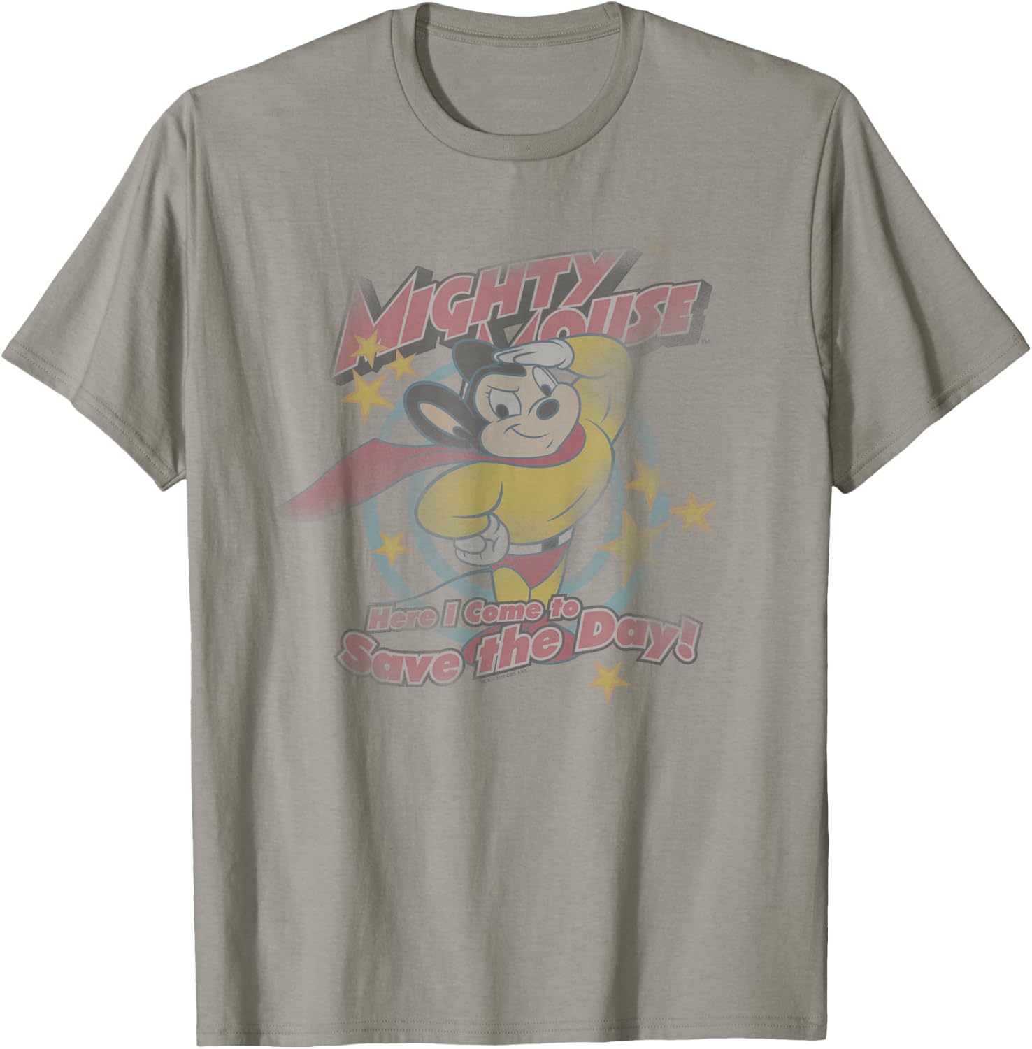 Mighty Mouse at Your Service T-Shirt - T-Shirt | Sand