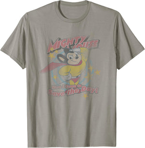 Mighty Mouse at Your Service T-Shirt - T-Shirt | Sand