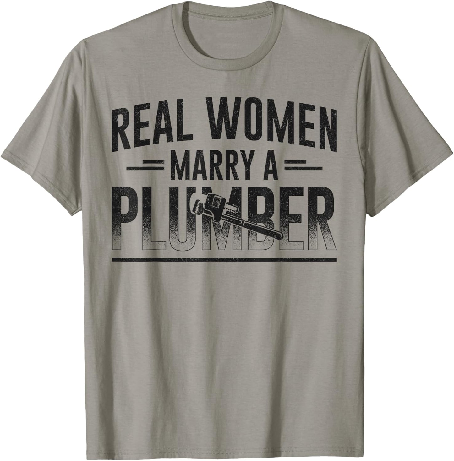 Plumbing Plumber Wife Marriage Wedding Engagement Vintage T-Shirt - T-Shirt | Sand