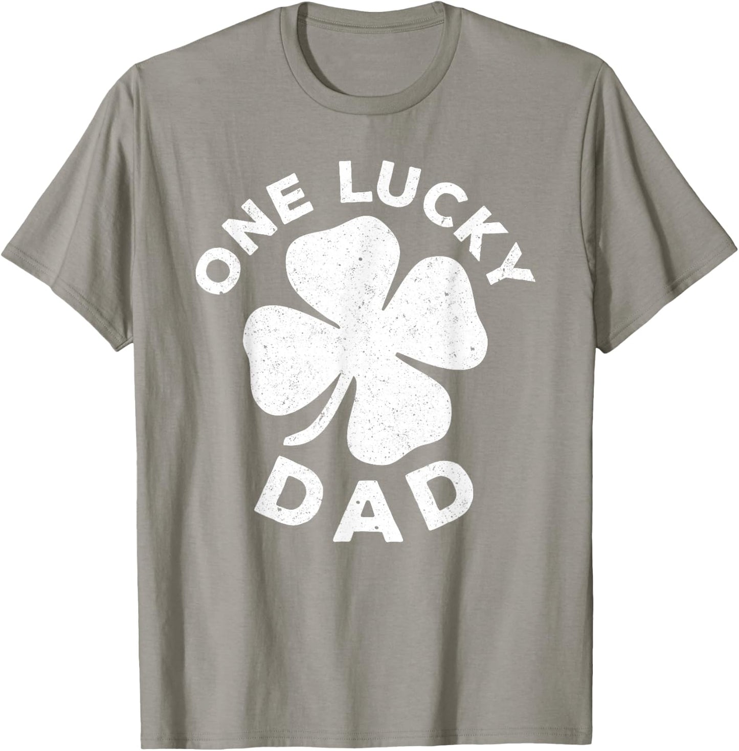 One Lucky Dad Shirt Funny Men Vintage St Patricks Day T-Shirt - T-Shirt | Sand