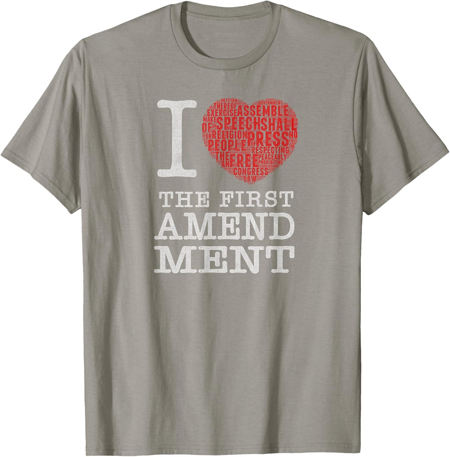 I Love the 1st Amendment shirt T-Shirt - T-Shirt | Sand