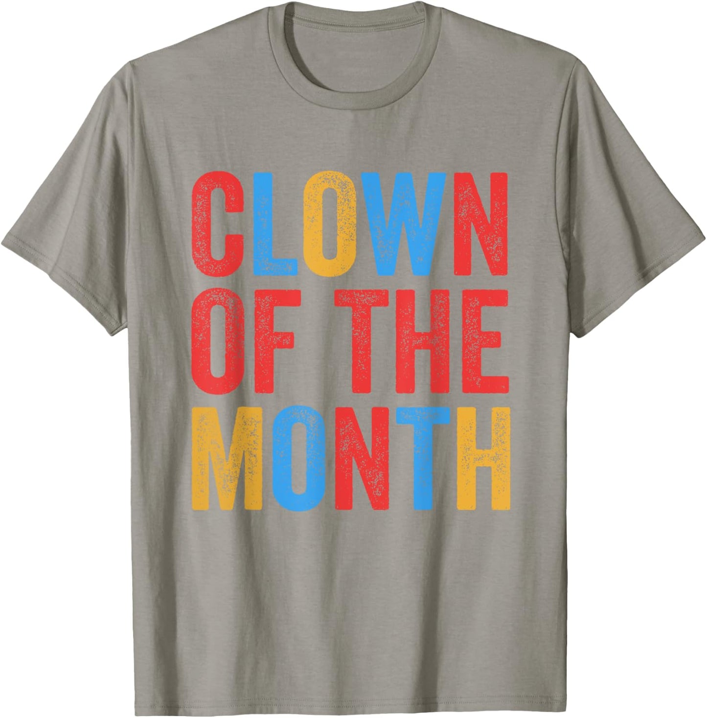 Clown Of The Month Clowncore Aesthetic Funny Circus Retro T-Shirt - T-Shirt | Sand