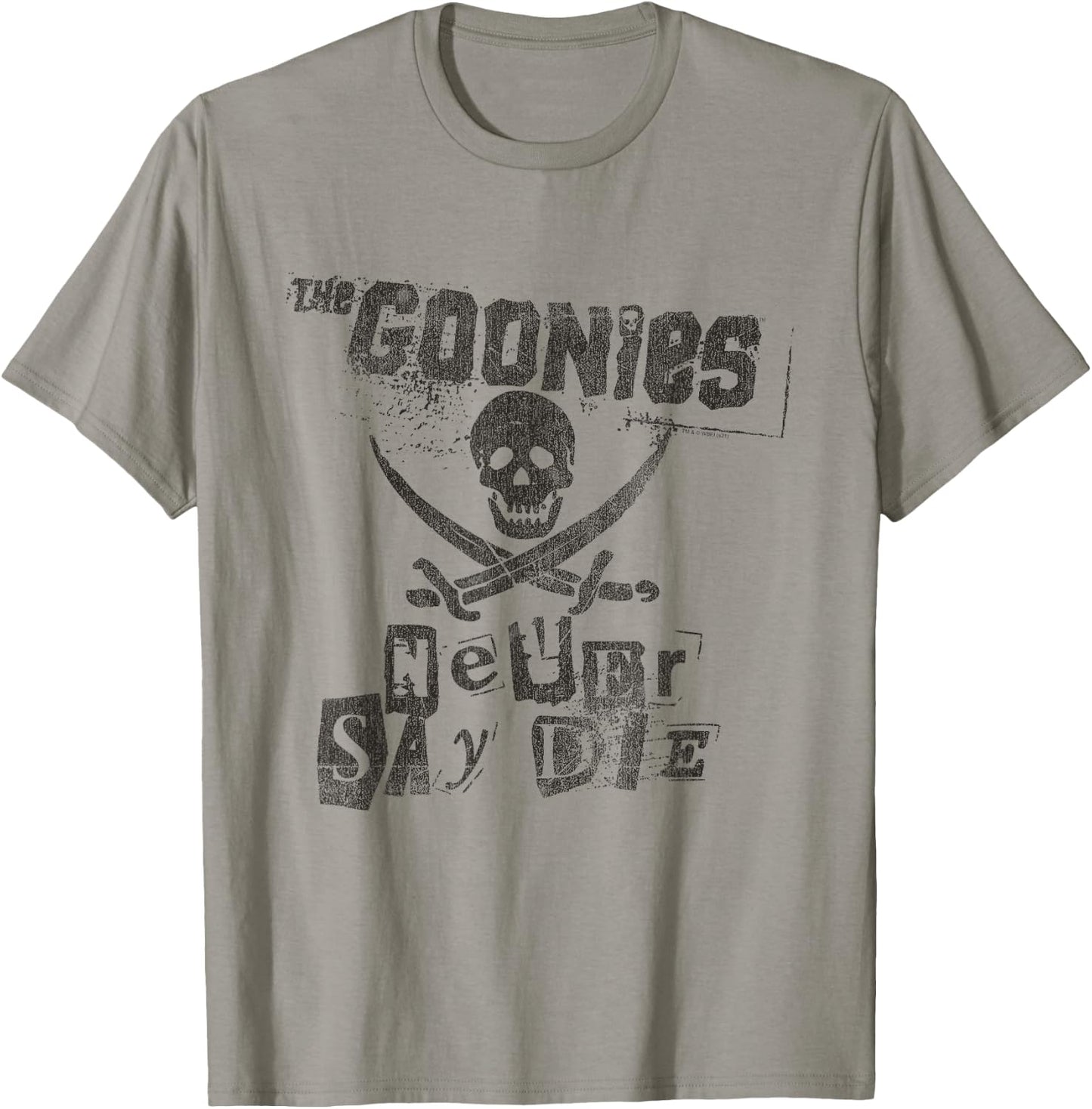 The Goonies Never Say Die Punk Letters Movie T-Shirt - T-Shirt | Sand