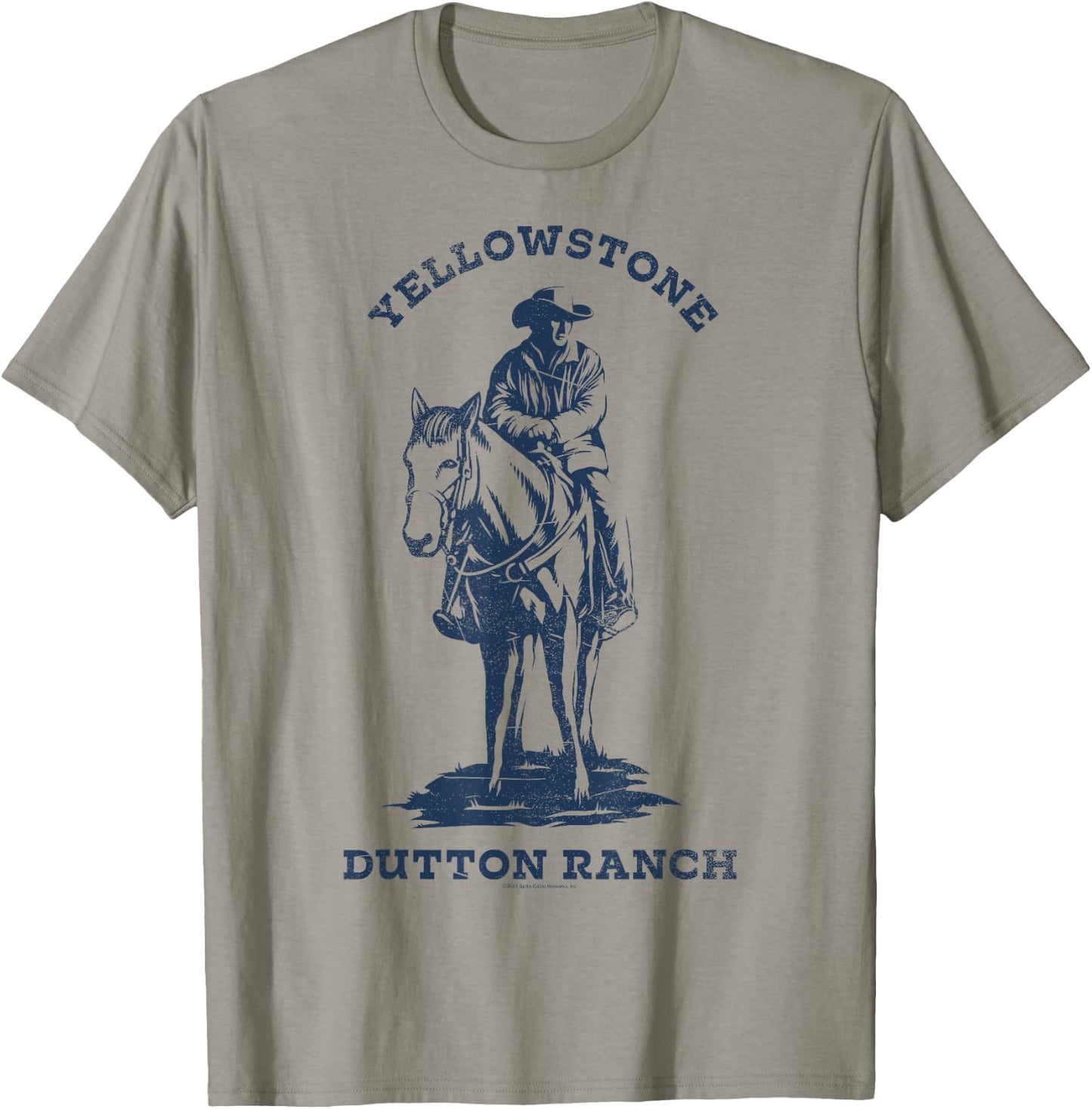 Yellowstone Navy Cowboy Dutton Ranch T-Shirt - T-Shirt | Sand