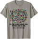 Social Worker Christmas Light I'm Fine Everything Is Fine T-Shirt - T-Shirt | Sand