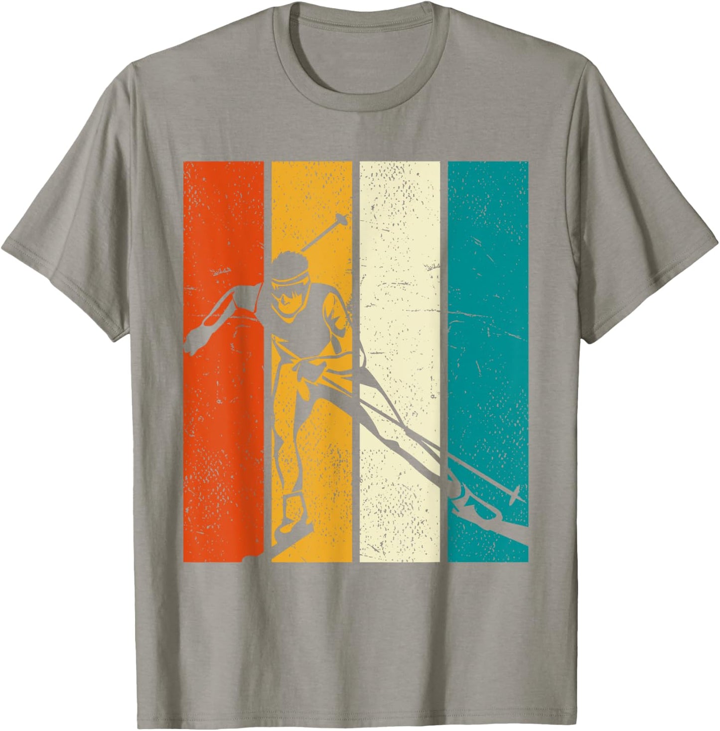 Retro Ski T-Shirt - T-Shirt | Sand