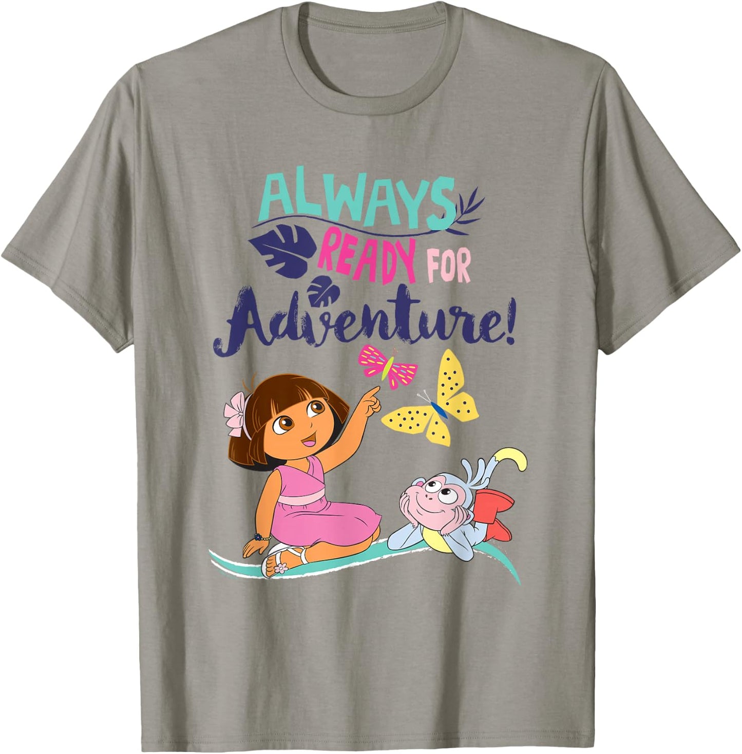 Dora the Explorer Always Ready for Adventure T-Shirt - T-Shirt | Sand