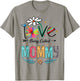 I Love Being Called Mommy Mom Daisy Flower Cute Mother's Day T-Shirt - T-Shirt | Sand