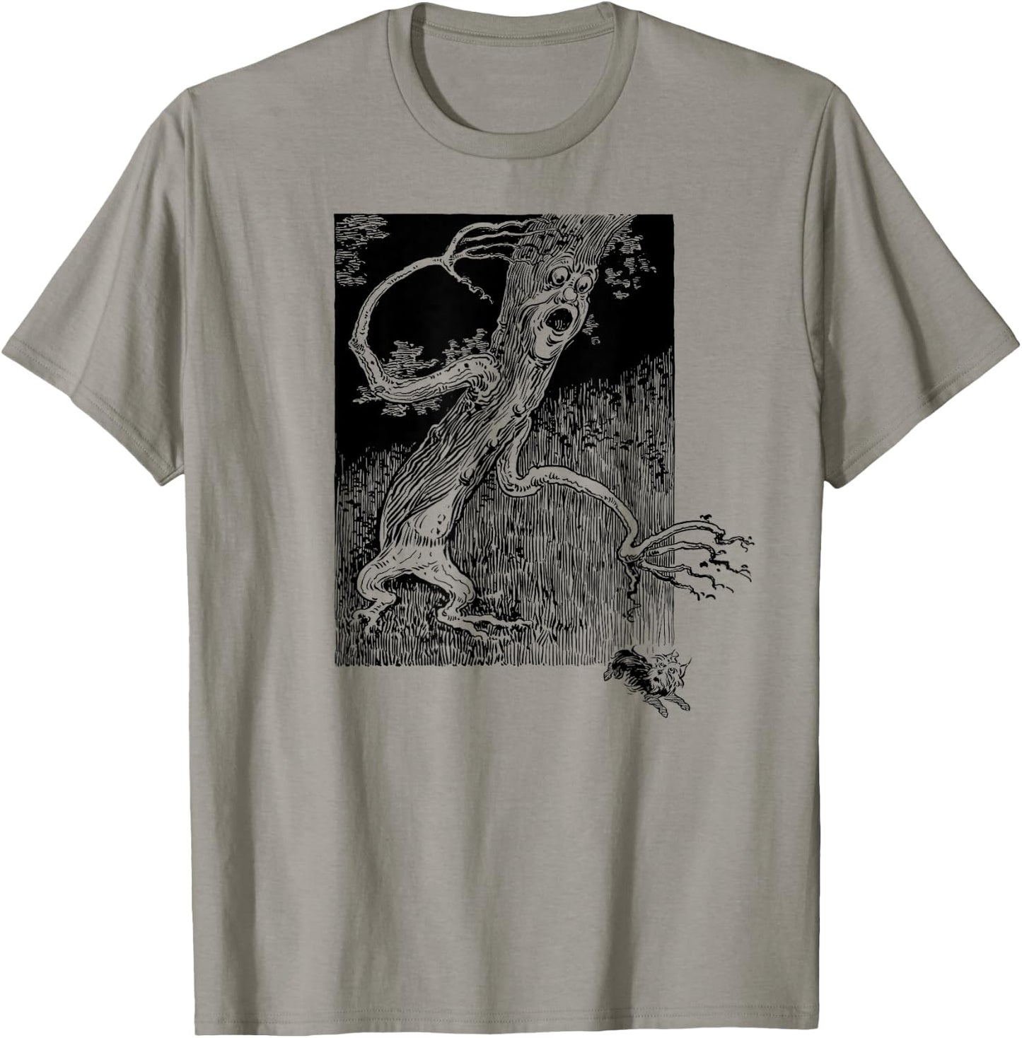 Vintage Wizard Of OZ Book Toto Dog -Fighting Tree T-Shirt - T-Shirt | Sand