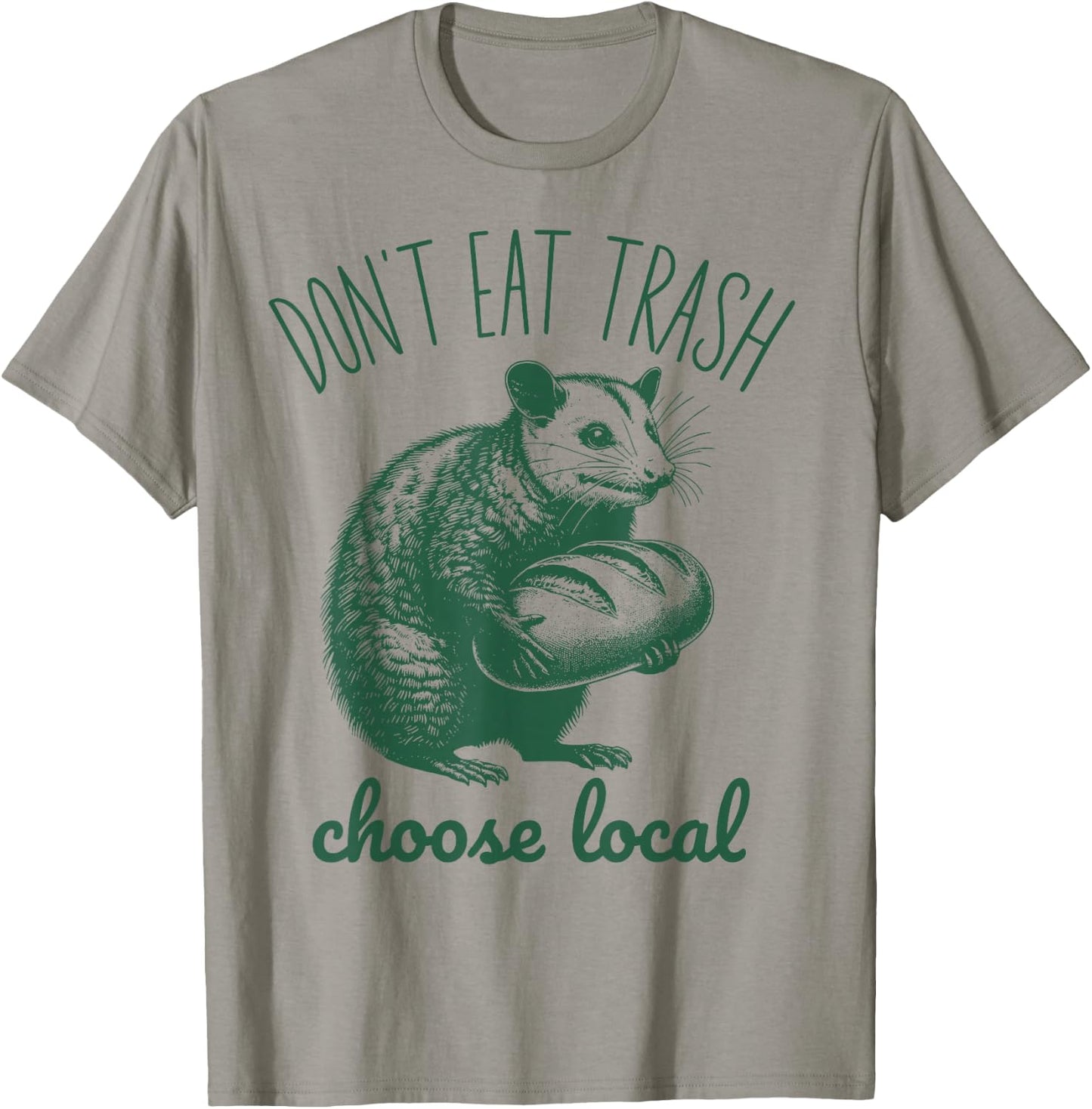 Local Bread Maker Possum Bake Funny Sourdough Starter Baking T-Shirt - T-Shirt | Sand